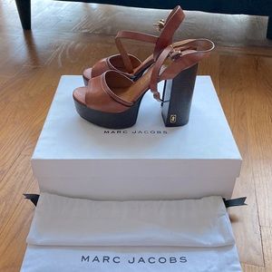 Marc Jacobs Leather Lust Status Platform Sandals